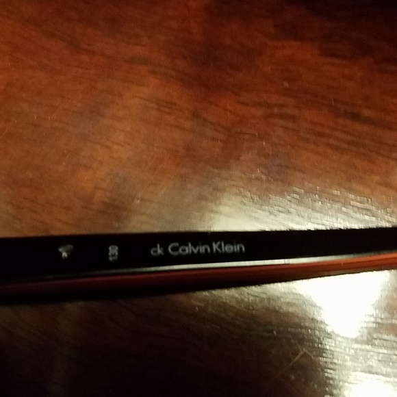 Calvin Klein red frame glasses - Picture 4 of 5